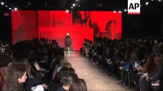 Rita Ora talks '50 Shade of Grey' film while attending DKNY at New York Fashion Week