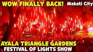 Set-1 Ayala Triangle Gardens Festival of Lights - Full Show | Makati City, Philippines