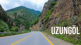 Driving out of Uzungöl, Trabzon in 4k! Turkish Black Sea Summer 2021