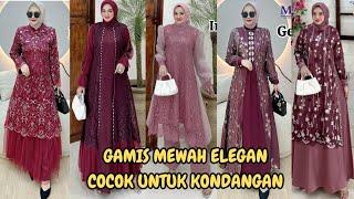 50 Model Gamis Mewah Elegan Cocok untuk Kondangan Terbaru 2025