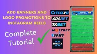 Add Banners and Logo Promotions to Instagram Reels and Videos @pcguide4u