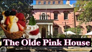 EATING at THE OLDE PINK HOUSE in SAVANNAH, GA