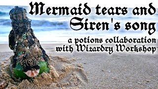 Mermaid and Siren Potion Bottle DIY | A Collab with @wizardryworkshop #mermay2024 #mermay