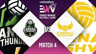 GANDAKI THUNDERS VS KARNALI YASHVIS - Match #4 - 1st Oct - Everest Women's Volleyball League 2024