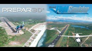 Microsoft Flight Simulator (2020) vs Prepar3D v4.5 HF3 Comparison