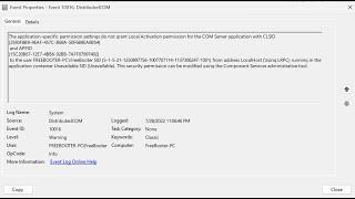 How to Fix DistributedCOM Event ID 10016 Error