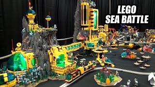 LEGO Aquazone Lab & Sea Monster Battle – Built by 24 People!