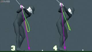 3D GOLF: Shallowing the Club - Pros vs Ams by Athletic Motion Golf (Golf Tips Edit)