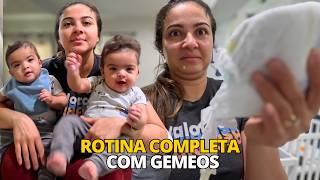 Sobrevivendo às Manhãs com Gêmeos! - Rotina Completa