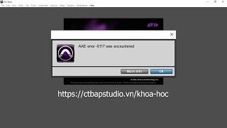 Hướng dẫn sửa lỗi AAE error -6117 trên  Pro Tools | Phần mềm chưa tìm thấy card âm thanh.