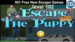 [Walkthrough] 501 Free New Escape Games level 102 - Escape the puppy - Complete Game