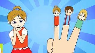 The Finger Family (New) Nursery Rhyme | Cartoon Animation Songs For Children