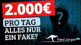 2.000€ PRO TAG im Schlaf OHNE Gewerbe! (Die WAHRHEIT über den Trendjumper Trading Bot)