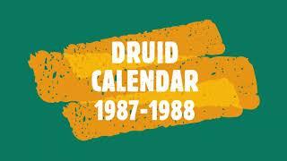 DRUID CALENDAR 1987 1988