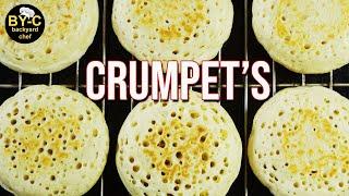 Crumpets – Crumpet Recipe – How to make Crumpets – English Crumpets – British Crumpets