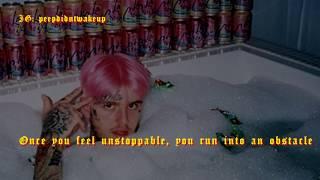 lil peep - life [lyrics] HD (Prod.drip133) *IN GBC FONT*