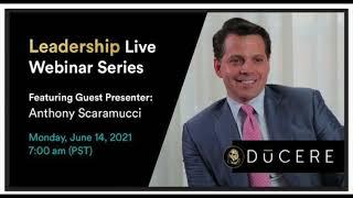 Anthony Scaramucci – Dealing with change, Trump, Bitcoin, UFOs and Leadership