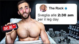 LIVE like THE ROCK for 24 HOURS!! *CRAZY Morning Routine*