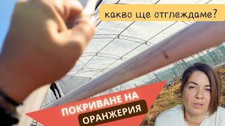 Покриване на оранжерия - каква култура ще садим в нея? Чугунената печка вече е в действие. #влог