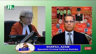 Solicitor Shafiul Azam, Azam & Co. Solicitors - Host, Criminal Justice TV Show 01122024 S1