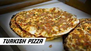 Turkey's Most Famous Meal | How to Make Turkish Pizza Lahmacun?