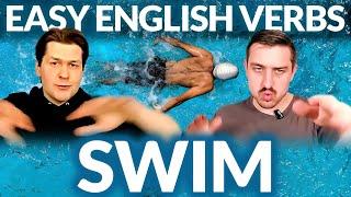 SWIM ‍️ Easy English Verbs | English Comprehensible Input Beginner English Lesson