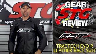 RST TracTech EVO R Leather Race Suit Review | Sportbike Track Gear