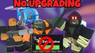 I attempted to beat normal mode without upgrading any towers | Roblox TDS