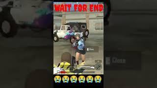 wait for End pubg mobile Lite games Funny sad video #short #pubg #pubgLite#youtube #funny