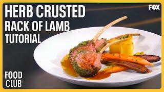 Gordon Demonstrates How To Cook Herb Crusted Rack Of Lamb | FOOD CLUB FOX