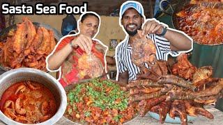 Mumbai Ka Sasta Seafood | #Riyazfoodie | Best Seafood In Mumbai | Fish Market