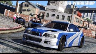 GTA 5 MOD | BMW M3 GTR (E46) NFS - Most Wanted | Police Chase!!! | PC - 60 FPS