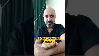 TYT-AYT SORU GARANTİLİ KONU-3