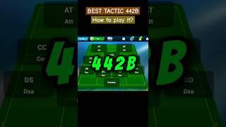 BEST TACTIC 442B OSM | How to play it? #osm2024 #onlinesoccermanager #shorts