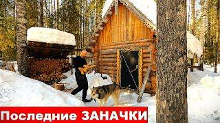 Заготовил дров НА ГОД! Штурмую неподъемные лога на "Урагане" Последние заначки МЕТАЛЛОЛОМА. Рыбалка.