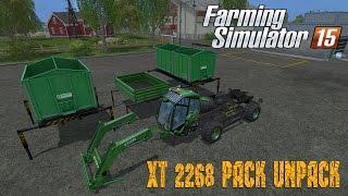 Обзор мода Грузовик XT 2268 Pack unpack для Farming Simulator 15 #52