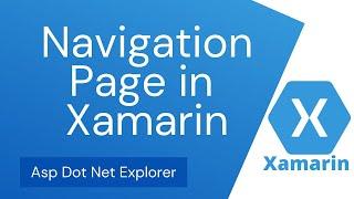 How to Navigate another page | Navigation Page and PushAsync in Xamarin Forms