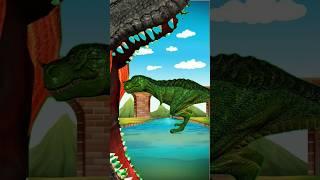 dinosaur attack to dinosaur animation cartoon video #dinosaur #jurassicworld #trex #animation #vfx