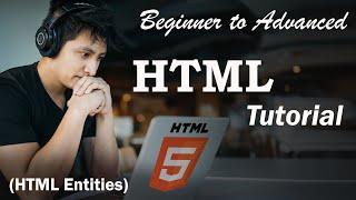 HTML Entities || HTML course for beginners to advanced || HTML tutorial -- Developer Dude