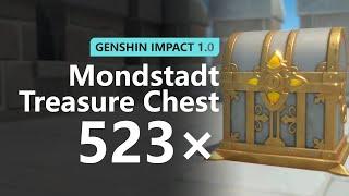 All 518-523 Chests Location in Mondstadt | Genshin Impact