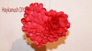 HOW TO MAKE VALENTINE GIFTS FOAM HEART FOR VALENTINE DECOR