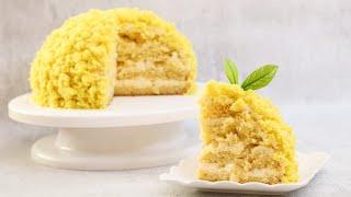 ВЕСЕННИЙ торт МИМОЗА к 8 МАРТА простой рецепт Italian MIMOSA cake