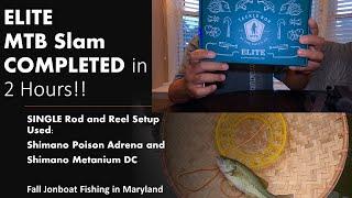 ELITE Mystery Tackle Box (MTB) SLAM COMPLETED, Using Single Rod/Reel Combo, in 2 hours! +Unboxing