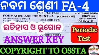 CLASS 9  FA-4 Social Science Answer Key || Copyright to Ossta || 9th class FA4 question answer