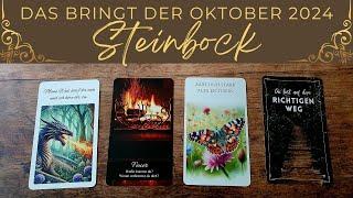 Steinbock  Oktober 2024  Du bist auf dem richtigen Weg | Tarot & Orakel Reading