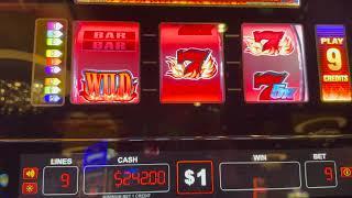 NEW! Blazing Sevens 9 Line Progressive High Limit @legacyLNW