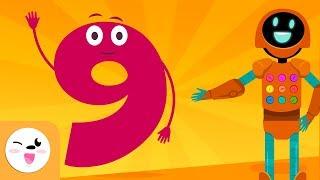 Number 9 - Learn to Count - Numbers from 1 to 10 - The Number 9 Song