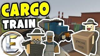 CARGO TRAIN RP | Unturned - Transporting a big stash of berries (Mafia Roleplay)