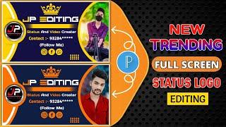 Trending 4k Full Screen Logo Editing | Trending Full Screen Editing Pixellab | Status Logo Editing