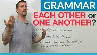 Learn English Grammar: EACH OTHER & ONE ANOTHER